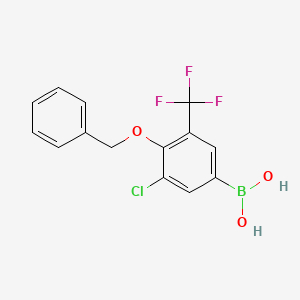 4-(Benzyloxy)-5-chloro-3-(trifluoromethyl)phenylboronic acid