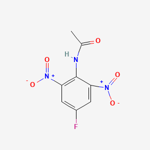 molecular formula C8H6FN3O5 B8209011 N-(4-fluoro-2,6-dinitrophenyl)acetamide 