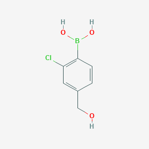 2-Chloro-4-(hydroxymethyl)phenylboronic acid