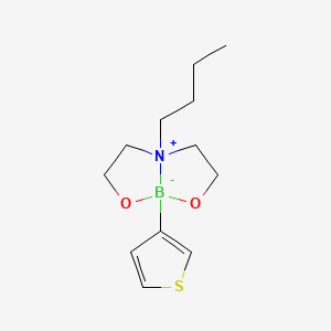 molecular formula C12H20BNO2S B8209236 5-Butyl-1-thiophen-3-yl-2,8-dioxa-5-azonia-1-boranuidabicyclo[3.3.0]octane 