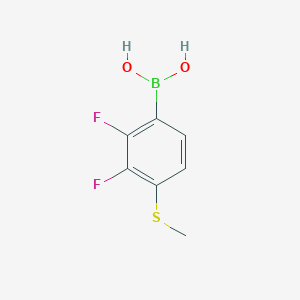 2,3-Difluoro-4-(methylsulfanyl)phenylboronic acid