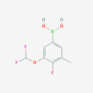 (3-(Difluoromethoxy)-4-fluoro-5-methylphenyl)boronic acid