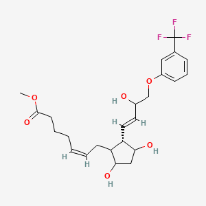 molecular formula C24H31F3O6 B8209377 methyl (Z)-7-[(2S)-3,5-dihydroxy-2-[(E)-3-hydroxy-4-[3-(trifluoromethyl)phenoxy]but-1-enyl]cyclopentyl]hept-5-enoate 