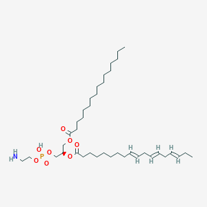 molecular formula C39H72NO8P B8209393 [(2R)-1-[2-aminoethoxy(hydroxy)phosphoryl]oxy-3-hexadecanoyloxypropan-2-yl] (9E,12E,15E)-octadeca-9,12,15-trienoate 