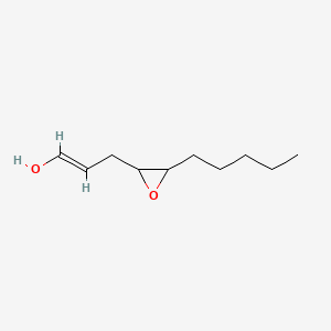 molecular formula C10H18O2 B8209399 (E)-3-(3-pentyloxiran-2-yl)prop-1-en-1-ol 