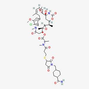 molecular formula C47H64ClN5O13S B8209480 Ado-trastuzuMab-eMtansine cas nr CAS No. 1018448-65-1