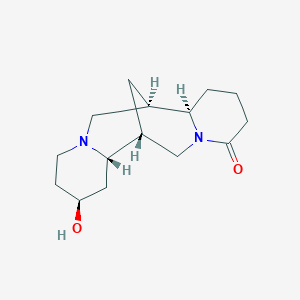 molecular formula C15H24N2O2 B8209581 (1R,2R,9R,10S,12S)-12-hydroxy-7,15-diazatetracyclo[7.7.1.02,7.010,15]heptadecan-6-one 
