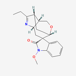 (1S,2S,4S,7S,8S)-6-ethyl-1'-methoxyspiro[10-oxa-5-azatricyclo[5.3.1.04,8]undec-5-ene-2,3'-indole]-2'-one