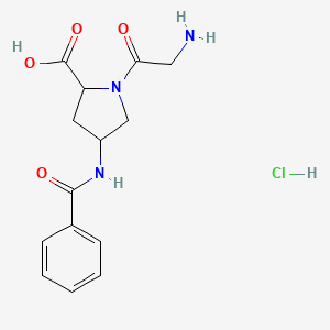 molecular formula C14H18ClN3O4 B8209704 GAP-134 (Hydrochloride);ZP 1609 Hydrochloride 