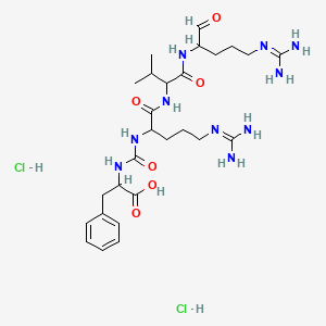 molecular formula C27H46Cl2N10O6 B8209716 抗痛剂二盐酸盐 