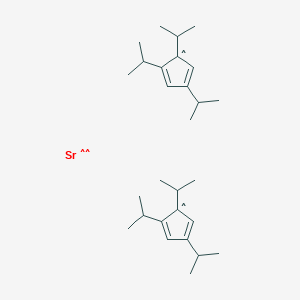 molecular formula C28H46Sr B8209878 Bis(2,4,5-triisopropyl-2,4-cyclopentadienyl) strontium 