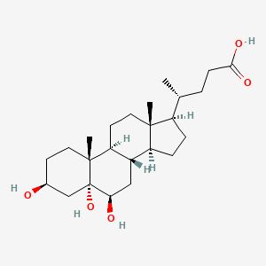 molecular formula C24H40O5 B8209913 3beta,5alpha,6beta-Trihydroxycholan-24-oic Acid 