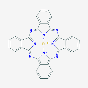 molecular formula C32H16N8Pt B082100 (29H,31H-Phthalocyaninato(2-)-N29,N30,N31,N32)platinum CAS No. 14075-08-2