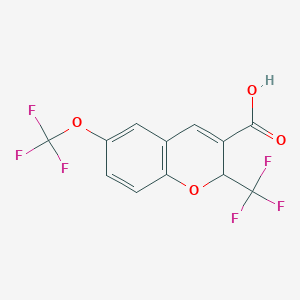 molecular formula C12H6F6O4 B8210112 Ocarocoxib 