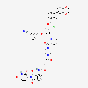 molecular formula C59H58ClN7O11 B8210147 PROTAC PD-1/PD-L1 degrader-1 