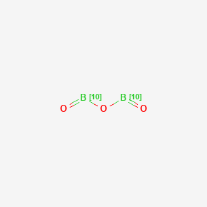 molecular formula B2O3 B082102 Oxo(oxo(10B)oxy)(10B)borane CAS No. 12228-57-8