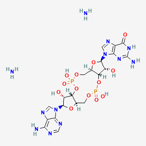 molecular formula C20H30N12O13P2 B8210205 cGAMP (diammonium) 