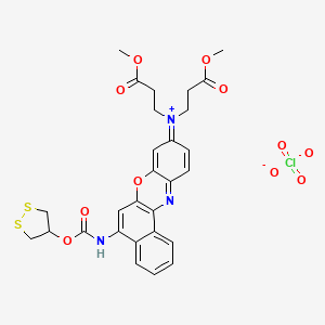 molecular formula C28H28ClN3O11S2 B8210230 TRFS-red 