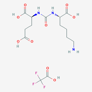 molecular formula C14H22F3N3O9 B8210252 Gcpii-IN-1 (tfa) 