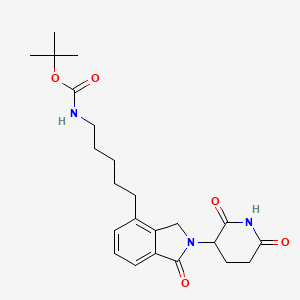 Lenalidomide-C5-amido-Boc