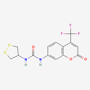 molecular formula C14H11F3N2O3S2 B8210279 Fast-TRFS 