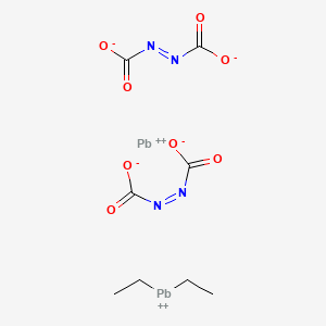 (NE)-N-carboxylatoiminocarbamate;diethyllead(2+);lead(2+)