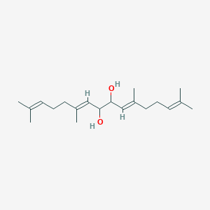 molecular formula C20H34O2 B8210376 (6E,10E)-2,6,11,15-tetramethylhexadeca-2,6,10,14-tetraene-8,9-diol 