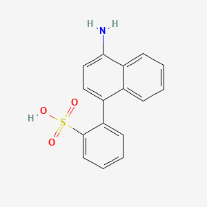 2-(4-Aminonaphthalen-1-yl)benzenesulfonic acid