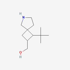 molecular formula C12H23NO B8210497 (3-Tert-butyl-6-azaspiro[3.4]octan-2-yl)methanol 