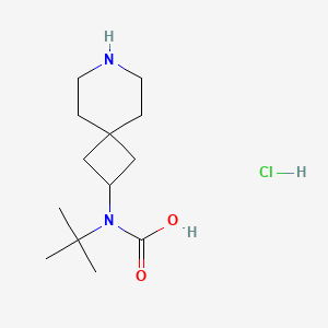 7-Azaspiro[3.5]nonan-2-yl(tert-butyl)carbamic acid;hydrochloride