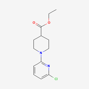 molecular formula C13H17ClN2O2 B8210564 Ethyl 1-(6-chloropyridin-2-yl)piperidine-4-carboxylate 