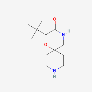 2-Tert-butyl-1-oxa-4,9-diazaspiro[5.5]undecan-3-one