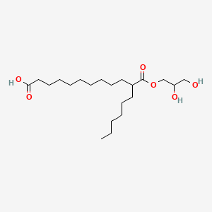 11-(2,3-Dihydroxypropoxycarbonyl)heptadecanoic acid