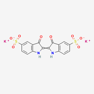 molecular formula C16H8K2N2O8S2 B8210692 dipotassium;3-oxo-2-(3-oxo-5-sulfonato-1H-indol-2-ylidene)-1H-indole-5-sulfonate 