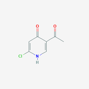 molecular formula C7H6ClNO2 B8210845 1-(6-Chloro-4-hydroxypyridin-3-YL)ethanone 