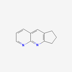 molecular formula C11H10N2 B8210972 7,8-dihydro-6H-cyclopenta[b][1,8]naphthyridine 