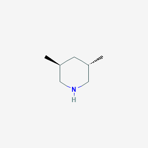 molecular formula C7H15N B8211010 (3S,5S)-3,5-dimethylpiperidine CAS No. 32452-46-3