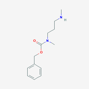 molecular formula C13H20N2O2 B8211036 benzyl N-methyl-N-[3-(methylamino)propyl]carbamate 