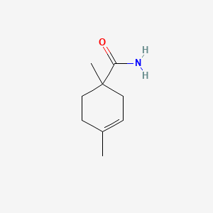 molecular formula C9H15NO B8211045 1,4-Dimethyl-3-cyclohexene-1-carboxamide CAS No. 69352-88-1