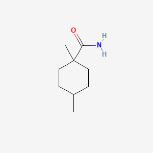 molecular formula C9H17NO B8211050 Cyclohexanecarboxamide, 1,4-dimethyl-(6CI) 