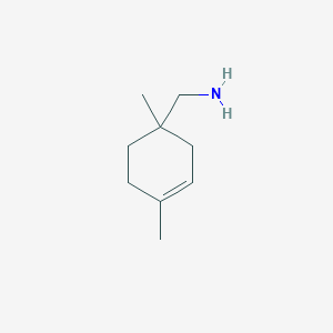 molecular formula C9H17N B8211056 1,4-Dimethyl-3-cyclohexene-1-methanamine CAS No. 172223-62-0