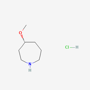 molecular formula C7H16ClNO B8211086 (4R)-4-methoxyazepane;hydrochloride 
