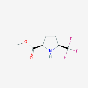 methyl (2R,5S)-5-(trifluoromethyl)pyrrolidine-2-carboxylate