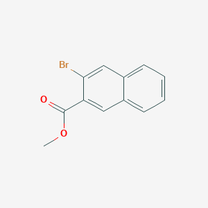 molecular formula C12H9BrO2 B8211177 3-Bromo-naphthalene-2-carboxylic acid methyl ester 