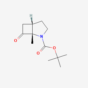 molecular formula C12H19NO3 B8211274 Rel-tert-butyl (1S,5S)-1-methyl-7-oxo-2-azabicyclo[3.2.0]heptane-2-carboxylate 