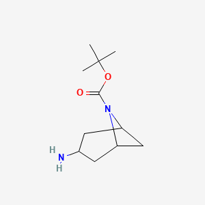 molecular formula C11H20N2O2 B8211312 CID 59403081 
