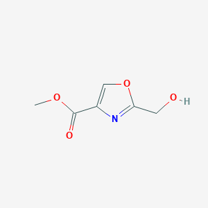 molecular formula C6H7NO4 B8211336 Methyl 2-(hydroxymethyl)oxazole-4-carboxylate 