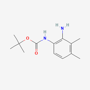 molecular formula C13H20N2O2 B8211338 tert-butyl N-(2-amino-3,4-dimethylphenyl)carbamate 