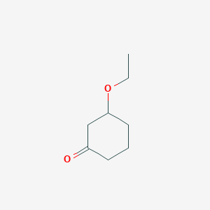 molecular formula C8H14O2 B082114 3-乙氧基环己酮 CAS No. 13619-73-3