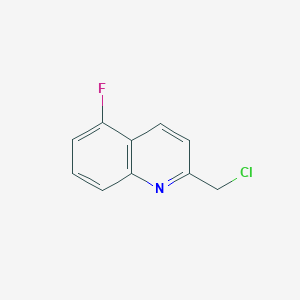 molecular formula C10H7ClFN B8211403 2-(Chloromethyl)-5-fluoroquinoline 